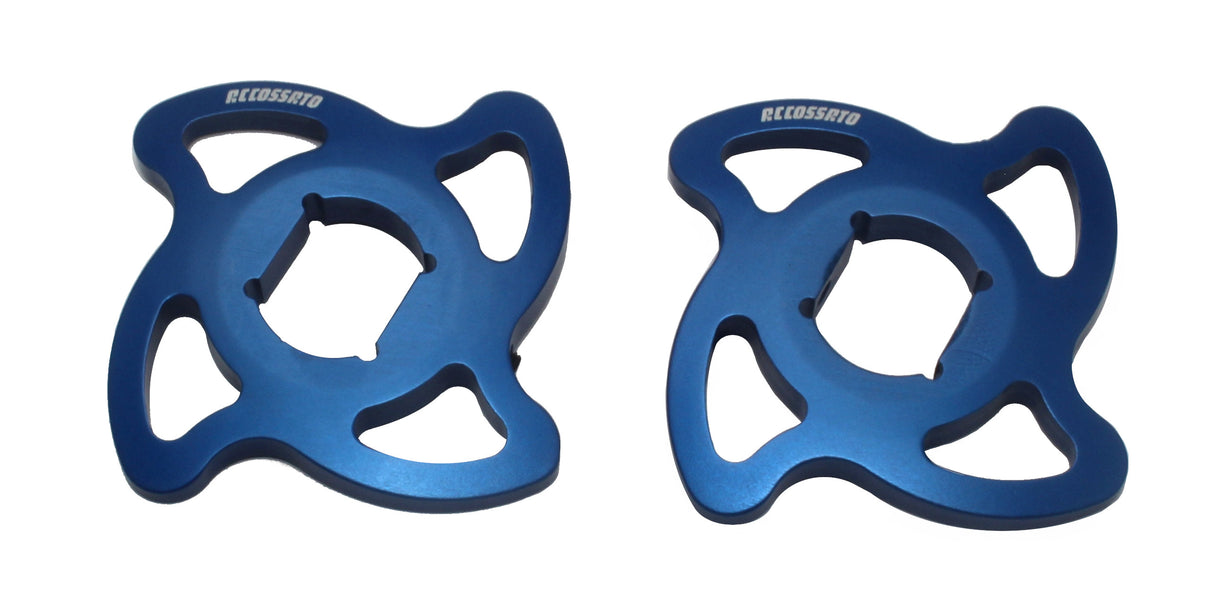 Ghiera precarico forcella Accossato, misura L  da 14 mm, disponibile in vari colori. La confezione contiene 02 articoli