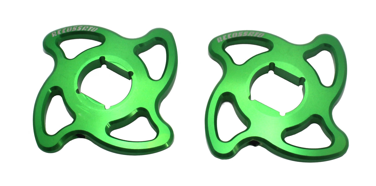 Ghiera precarico forcella Accossato, misura L  da 14 mm, disponibile in vari colori. La confezione contiene 02 articoli