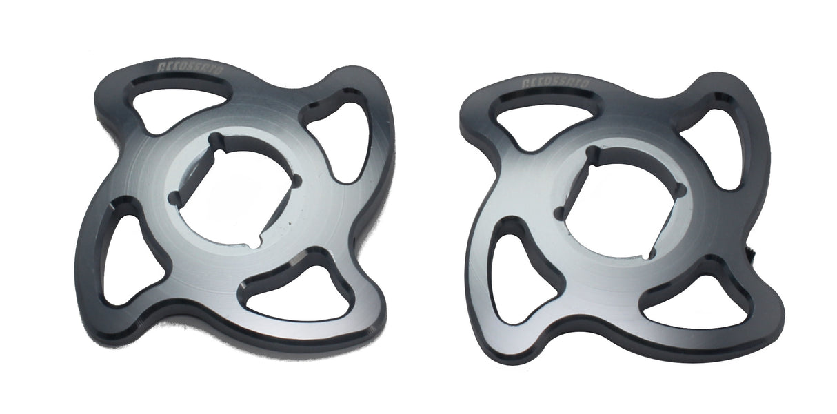 Ghiera precarico forcella Accossato, misura L  da 14 mm, disponibile in vari colori. La confezione contiene 02 articoli