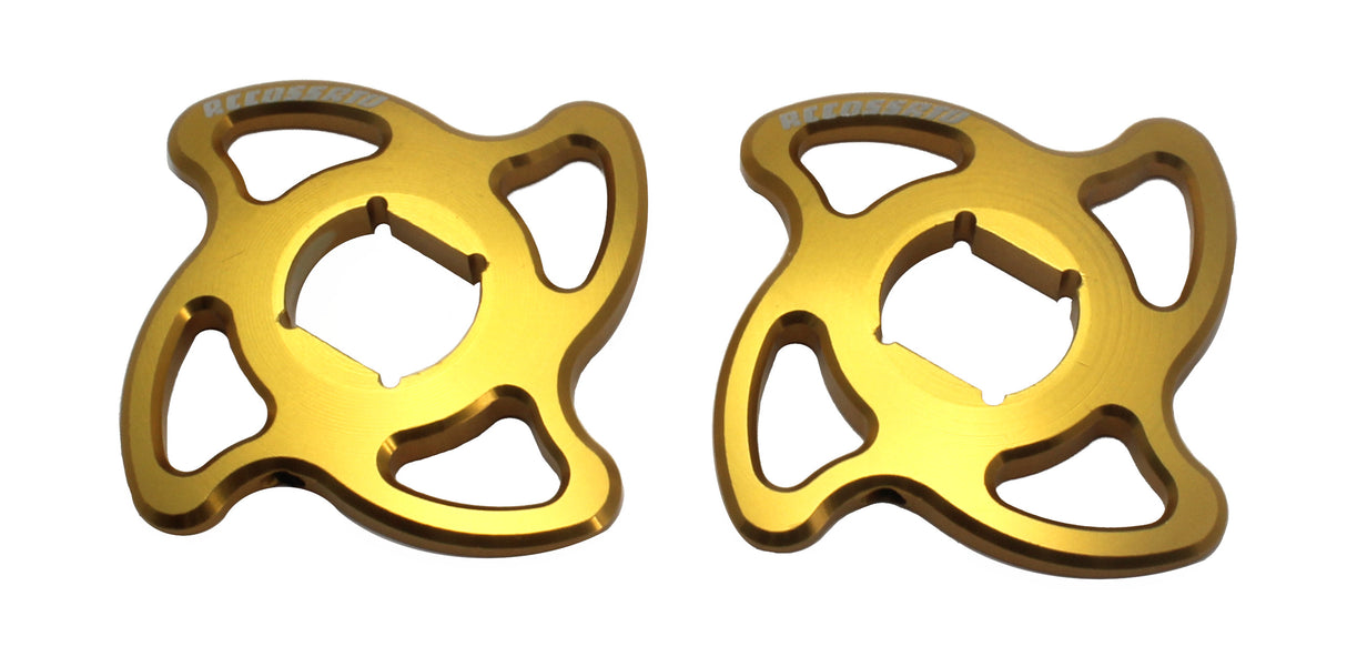 Ghiera precarico forcella Accossato, misura L  da 14 mm, disponibile in vari colori. La confezione contiene 02 articoli