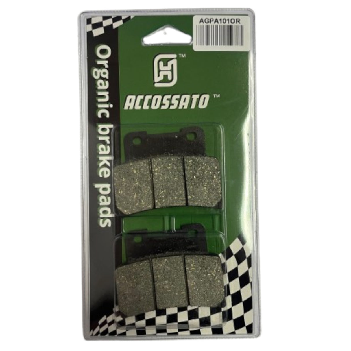 Pastiglie freno per Aprilia, Yamaha marca Accossato codice AGPA101