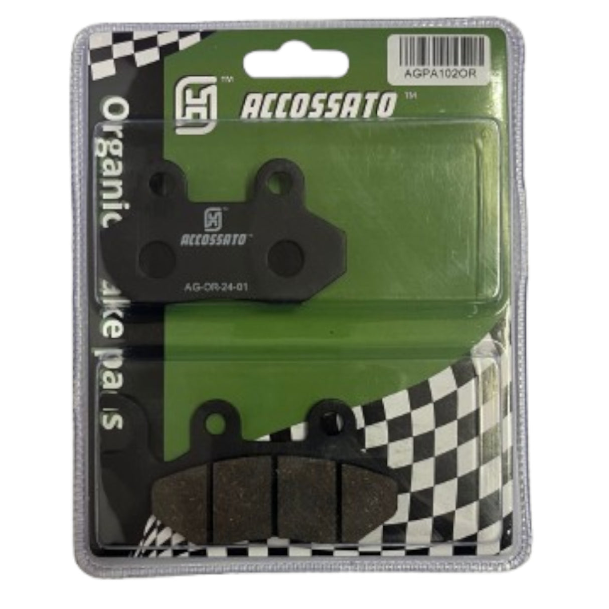 Pastiglie freno per Cagiva, Garelli, Peugeot, PGO, SYM, Zero marca Accossato codice AGPA102