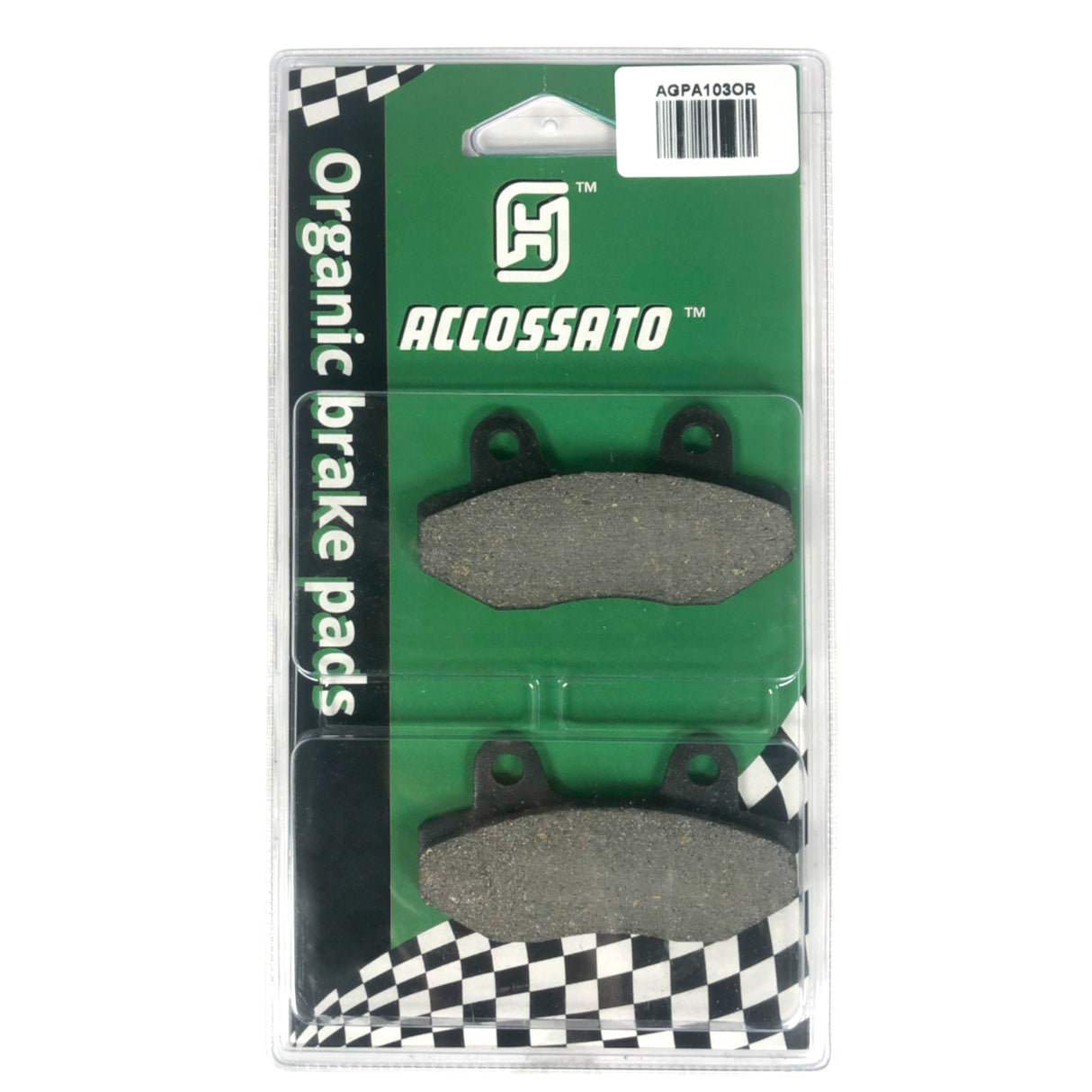 Pastiglie freno per Beta, Garelli, Hyosung, Kymco, Peugeot, marca Accossato codice AGPA103