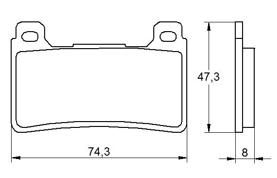 Pastiglie freno per Honda marca Accossato codice AGPA108
