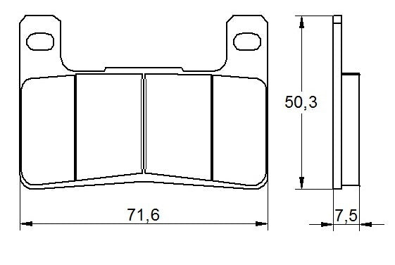 Pastiglie freno per Kawasaki, Suzuki marca Accossato codice AGPA109