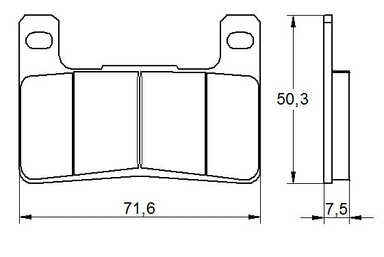 Pastiglie freno per Kawasaki, Suzuki marca Accossato codice AGPA109