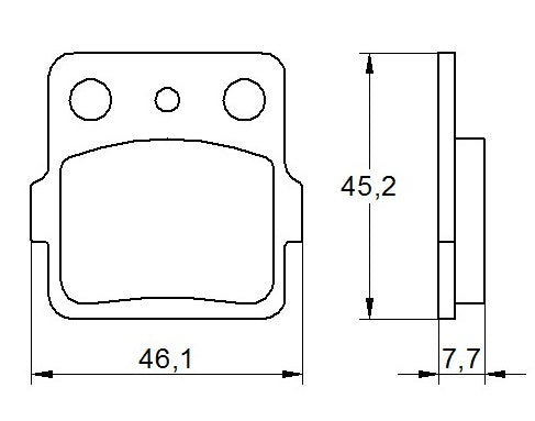 Pastiglie freno per Honda, Kawasaki, Suzuki, Yamaha marca Accossato codice AGPA111