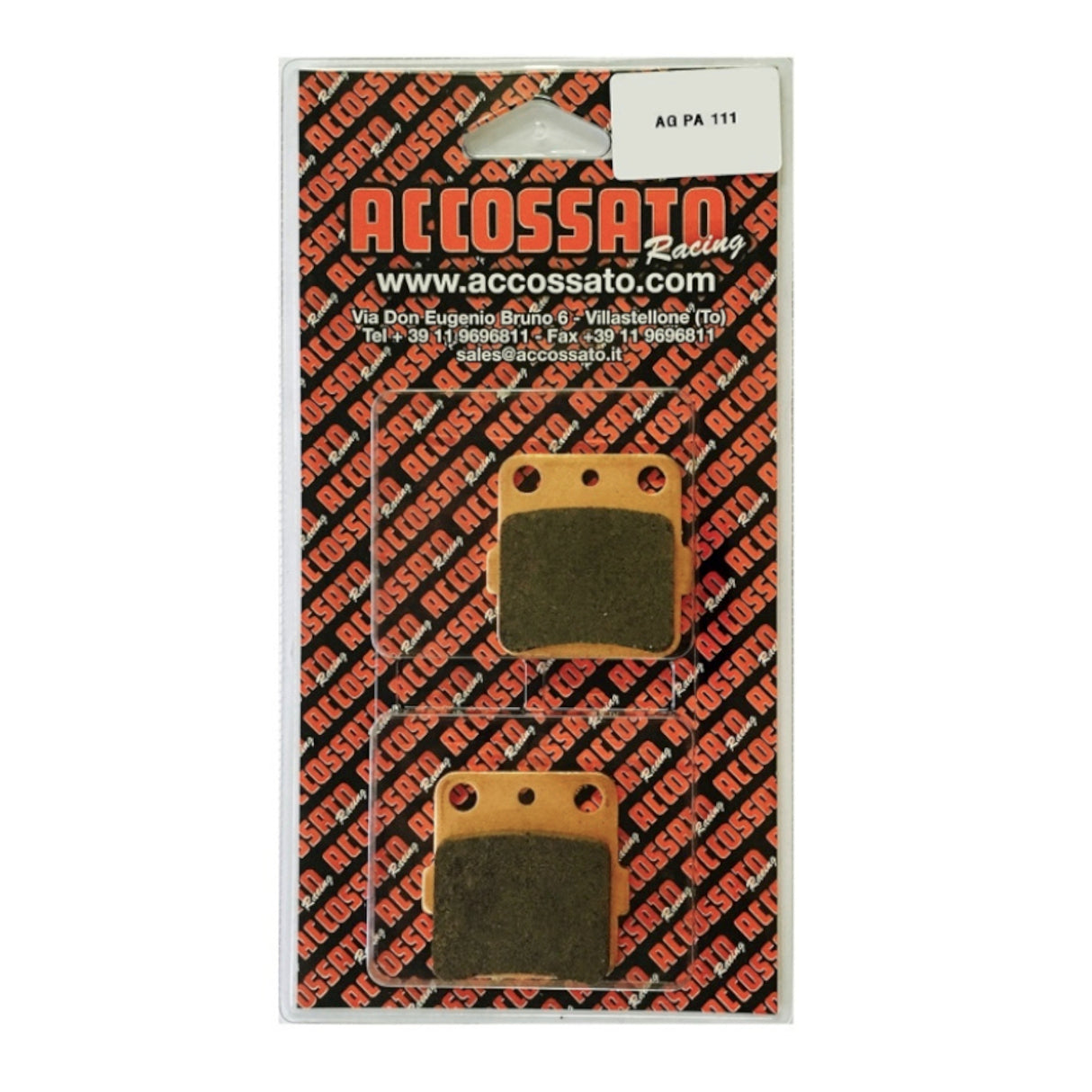 Pastiglie freno per Honda, Kawasaki, Suzuki, Yamaha marca Accossato codice AGPA111