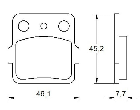 Pastiglie freno per Honda, Kawasaki, Suzuki, Yamaha marca Accossato codice AGPA111