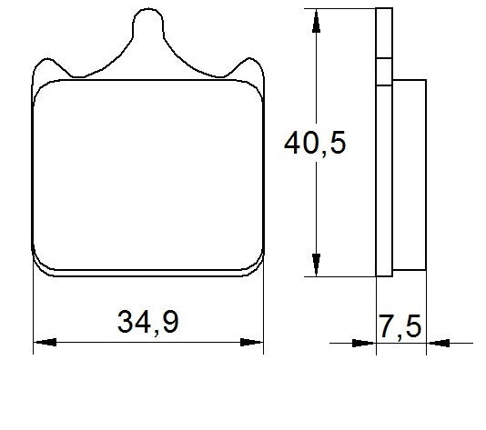 Pastiglie freno per Aprilia, Benelli, Ducati, KTM marca Accossato codice AGPA112