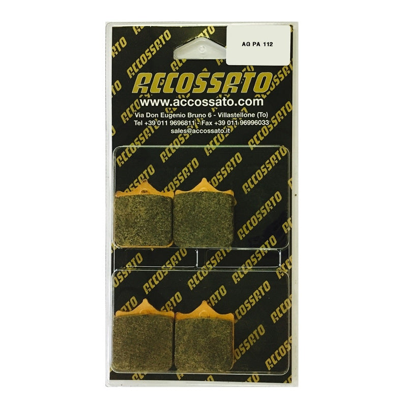 Pastiglie freno per Aprilia, Benelli, Ducati, KTM marca Accossato codice AGPA112