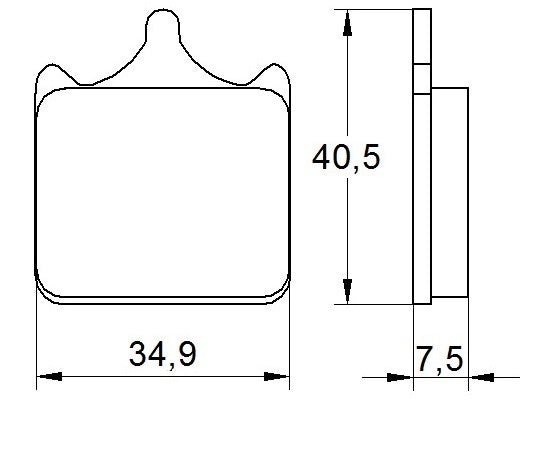 Pastiglie freno per Aprilia, Benelli, Ducati, KTM marca Accossato codice AGPA112