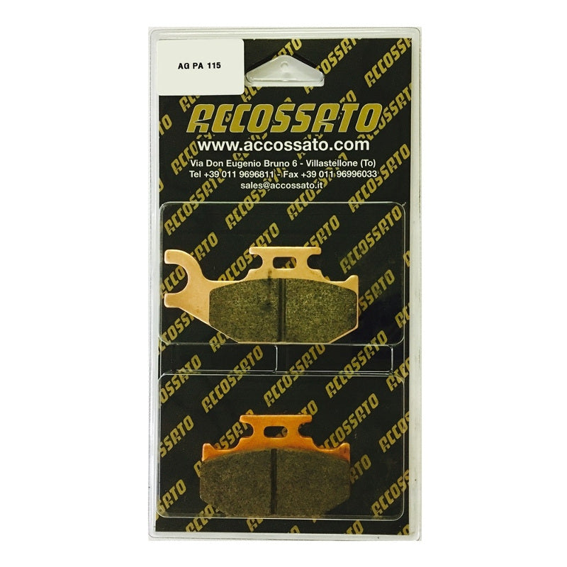 Pastiglie freno per Can-Am, Cannondale, John Deere marca Accossato codice AGPA115