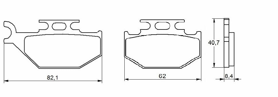 Pastiglie freno per Suzuki marca Accossato codice AGPA116