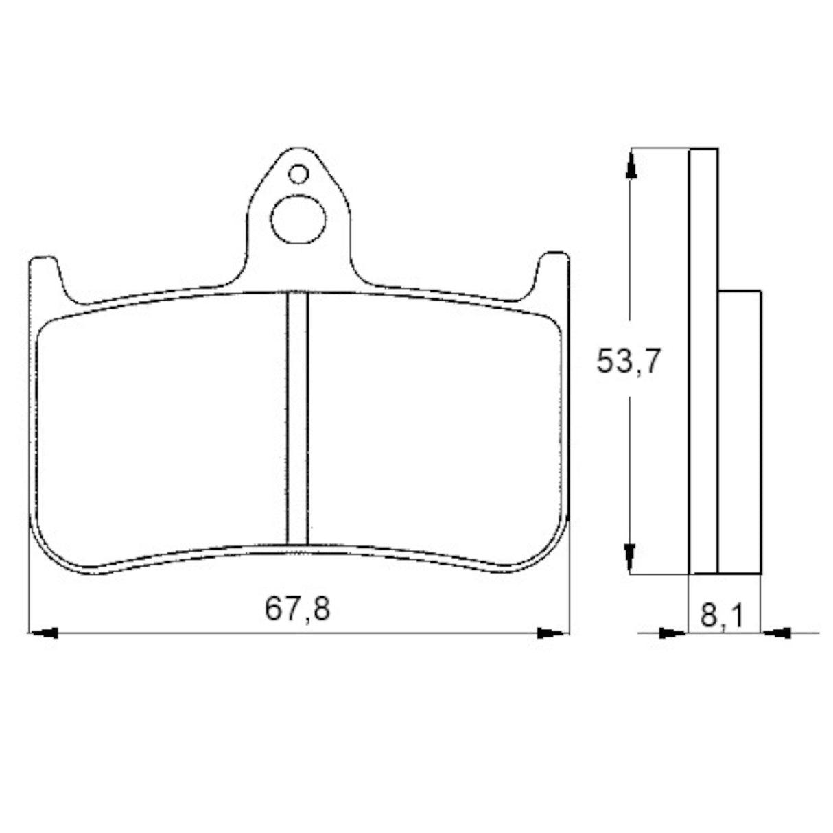 Pastiglie freno per Honda marca Accossato codice AGPA122