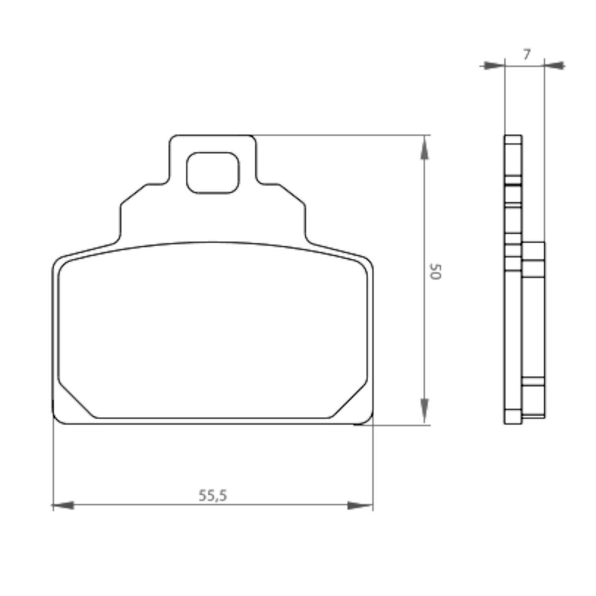 Pastiglie freno per PIAGGIO X8/X9/BEVERLY, VESPA GTS, marca Accossato codice AGPA123