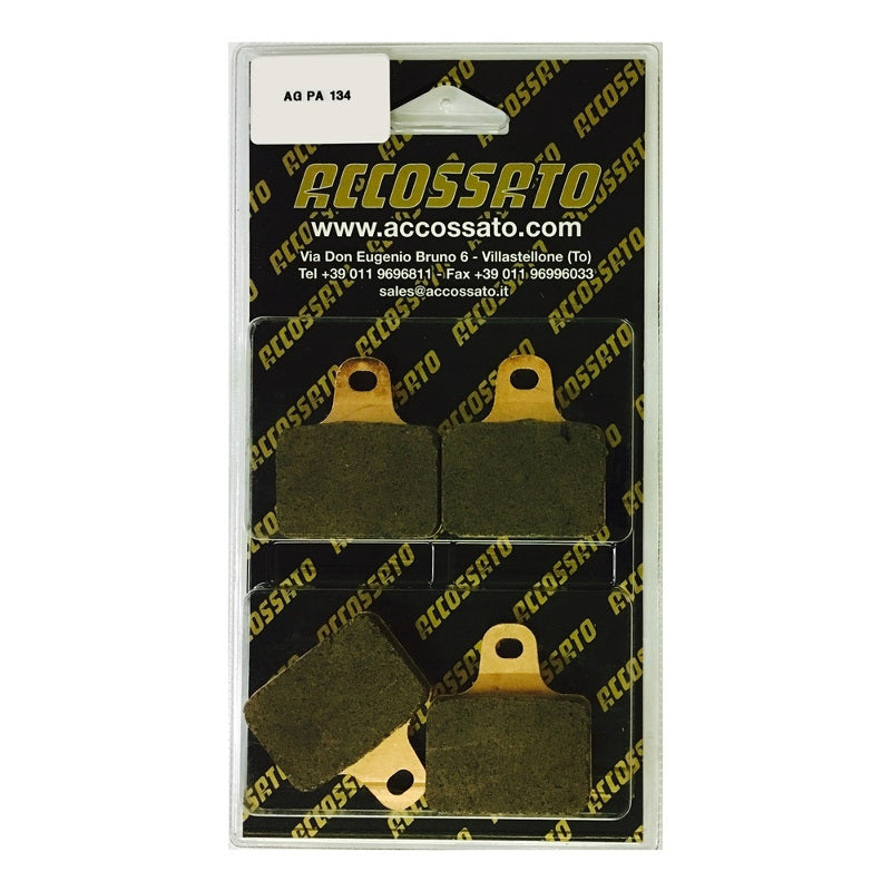 Pastiglie freno per A.P Racing Calipers, Accossato, Brembo Racing Calipers, PVM marca Accossato codice AGPA134