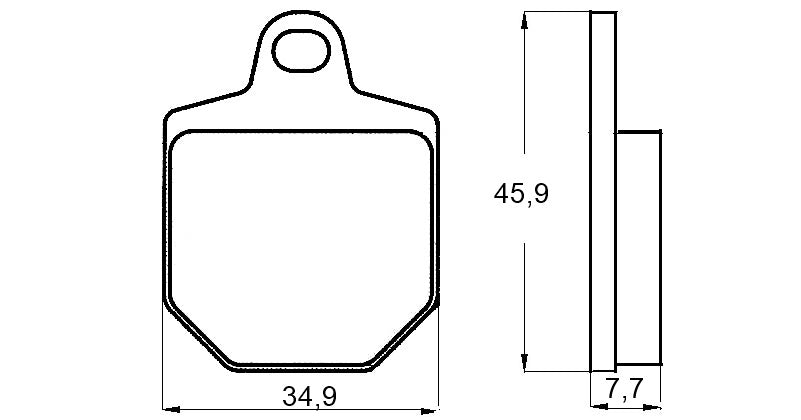 Pastiglie freno per KTM marca Accossato codice AGPA136