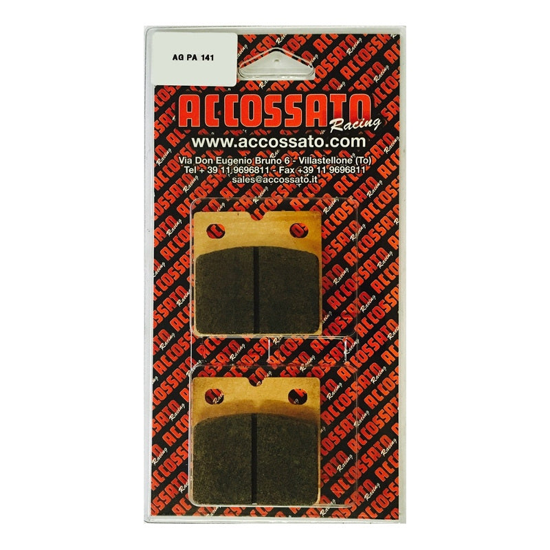 Pastiglie freno per Aprilia, Benelli, Ducati marca Accossato codice AGPA141