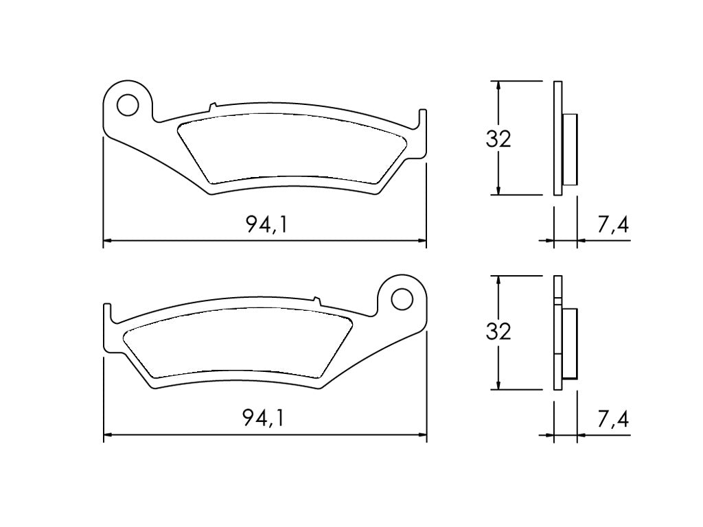 Pastiglie freno per Honda marca Accossato codice AGPA149