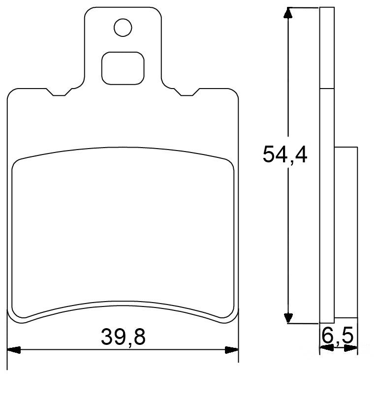 Pastiglie freno per Aprilia, Piaggio, Suzuki, Yamaha marca Accossato codice AGPA14