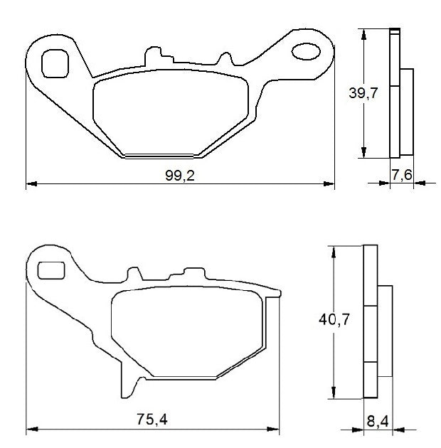 Pastiglie freno per Kawasaki, Suzuki marca Accossato codice AGPA154