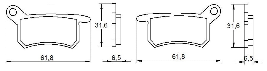 Pastiglie freno per KTM marca Accossato codice AGPA157