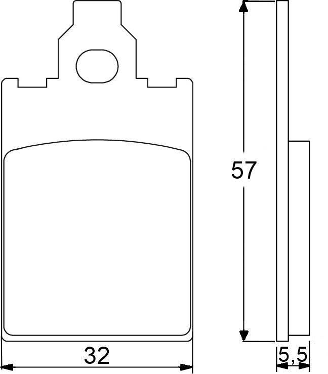 Pastiglie freno per Aprilia marca Accossato codice AGPA15