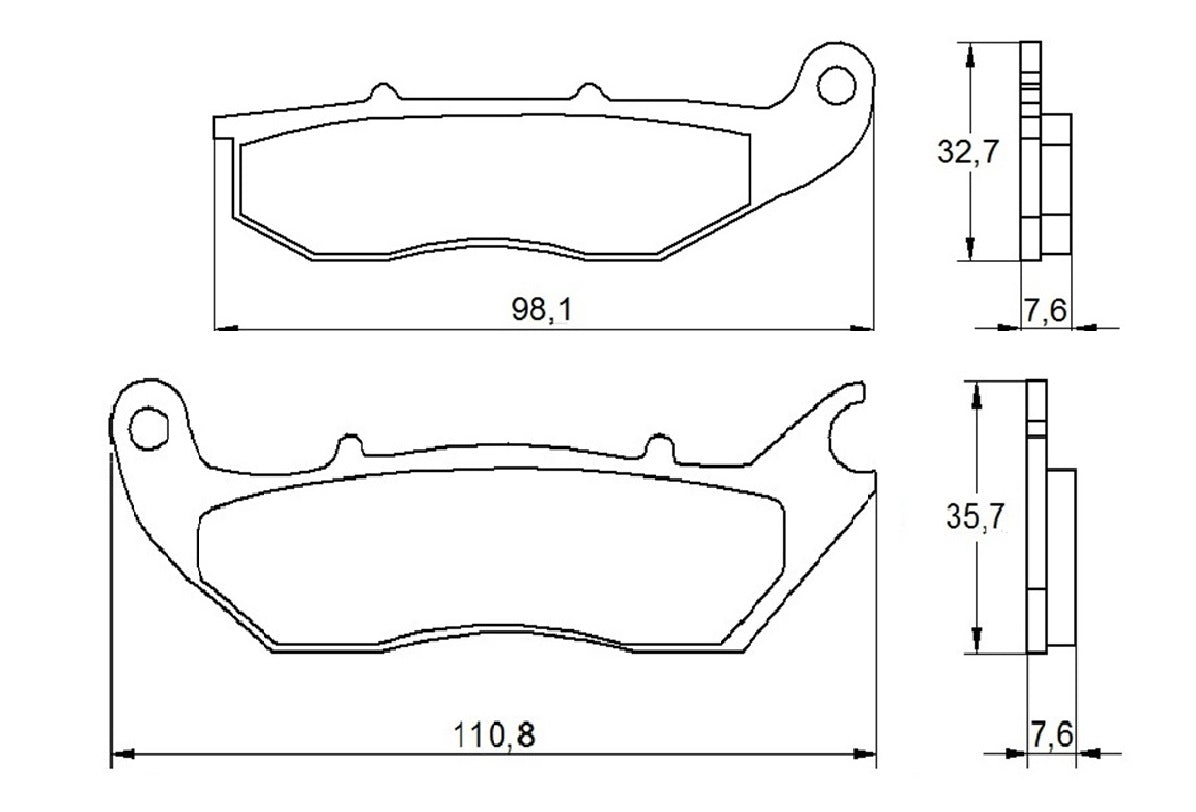 Pastiglie freno per Honda marca Accossato codice AGPA160