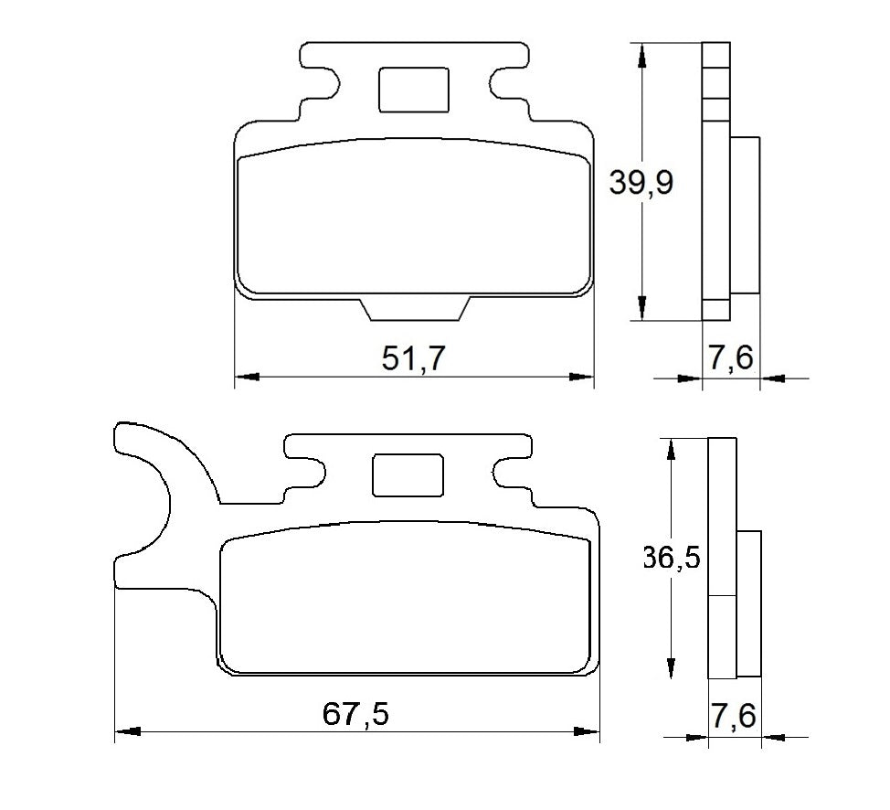 Pastiglie freno per Kawasaki, Suzuki marca Accossato codice AGPA169