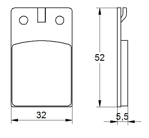 Pastiglie freno per Benelli marca Accossato codice AGPA16