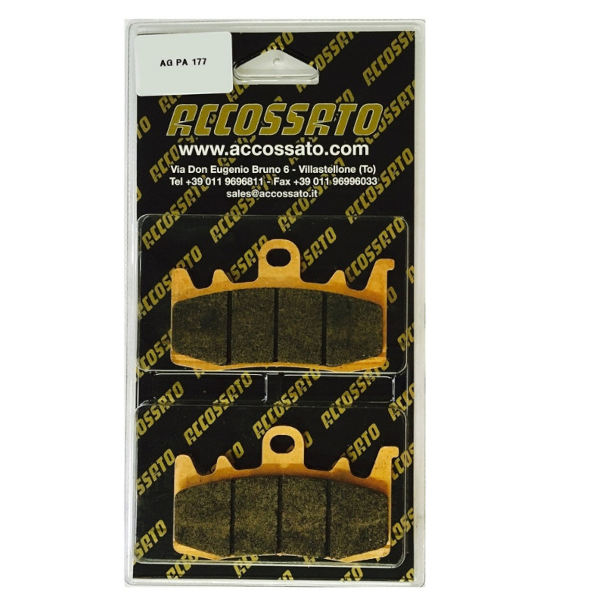 Pastiglie freno per Aprilia, Benelli, Ducati, Harley Davidson, Kawasaki marca Accossato codice AGPA177