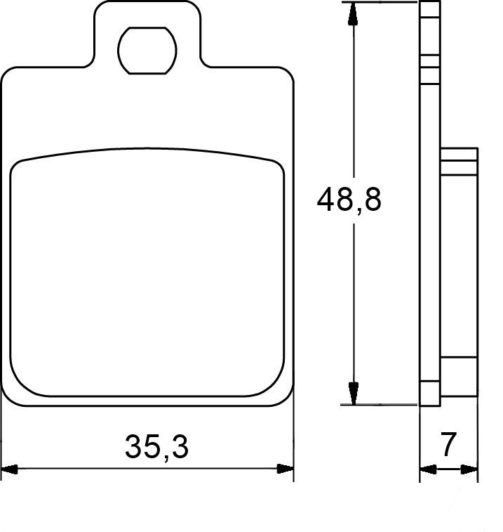 Pastiglie freno per Piaggio marca Accossato codice AGPA17