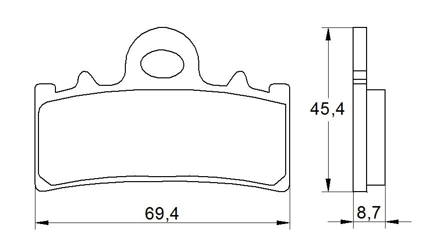 Pastiglie freno per KTM marca Accossato codice AGPA184