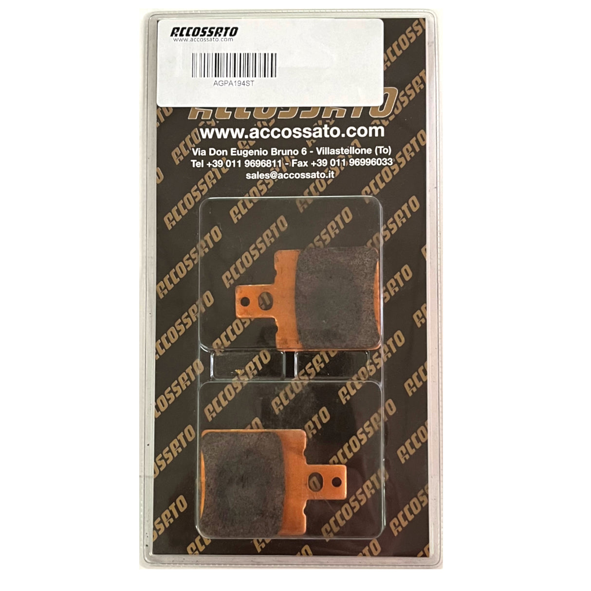 Pastiglie freno per Aprilia, Benelli, Ducati, KTM marca Accossato codice AGPA194