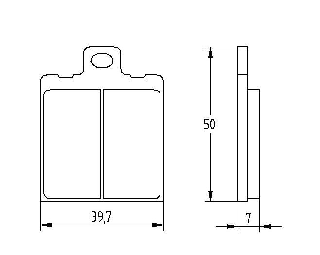 Pastiglie freno per Aprilia, Benelli, Ducati, KTM marca Accossato codice AGPA194
