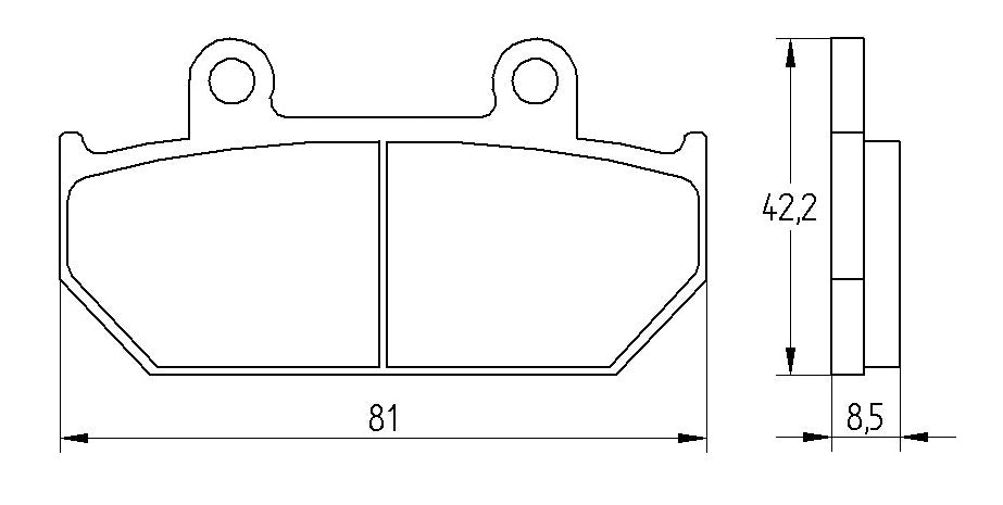 Pastiglie freno per Honda marca Accossato codice AGPA195