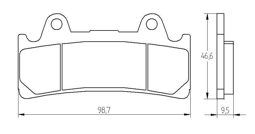 Pastiglie freno per Yamaha marca Accossato codice AGPA196
