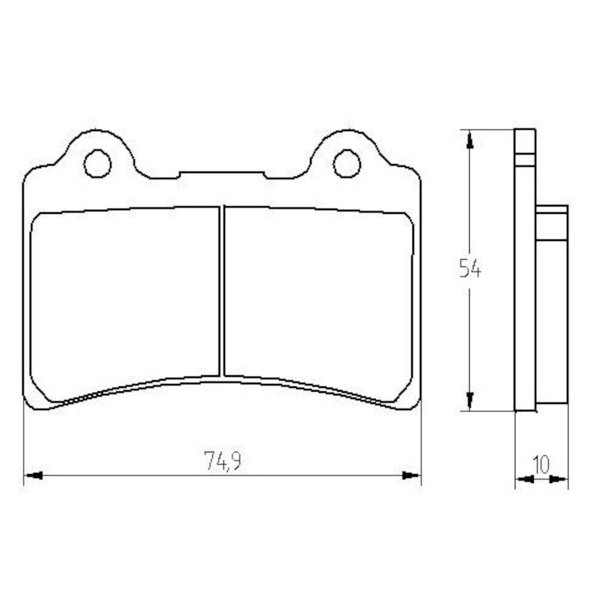 Pastiglie freno per Yamaha marca Accossato codice AGPA197