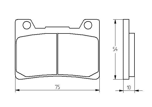 Pastiglie freno per Yamaha marca Accossato codice AGPA199