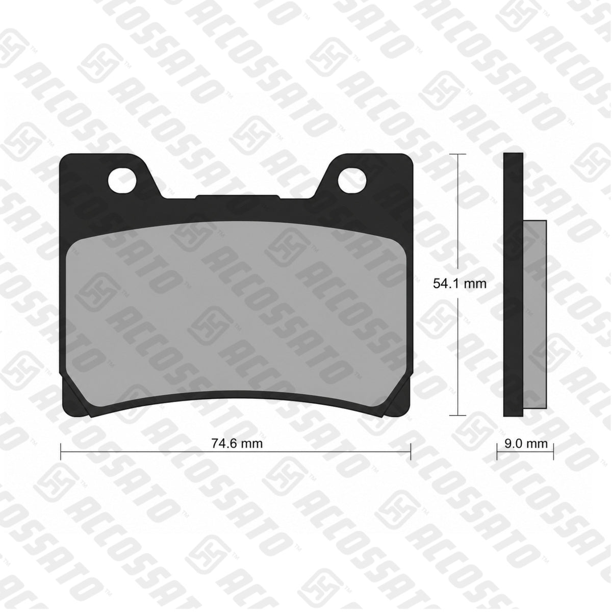 Pastiglie freno per Yamaha marca Accossato codice AGPA200