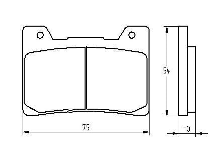 Pastiglie freno per Yamaha marca Accossato codice AGPA200
