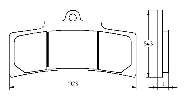 Pastiglie freno per PVM marca Accossato codice AGPA202