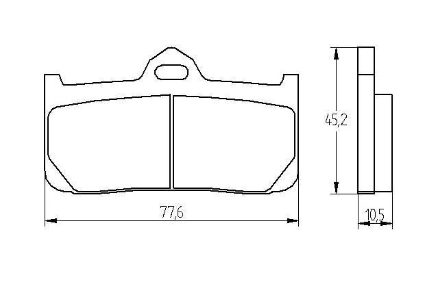 Pastiglie freno per Honda marca Accossato codice AGPA208