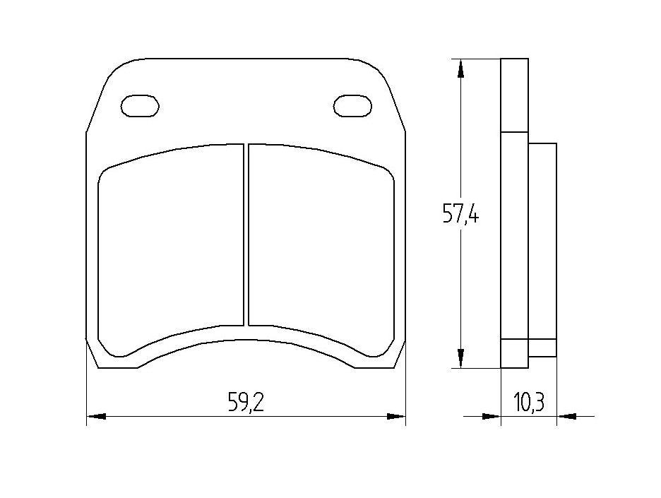 Pastiglie freno per A.P. Racing Calipers, PFM marca Accossato codice AGPA209