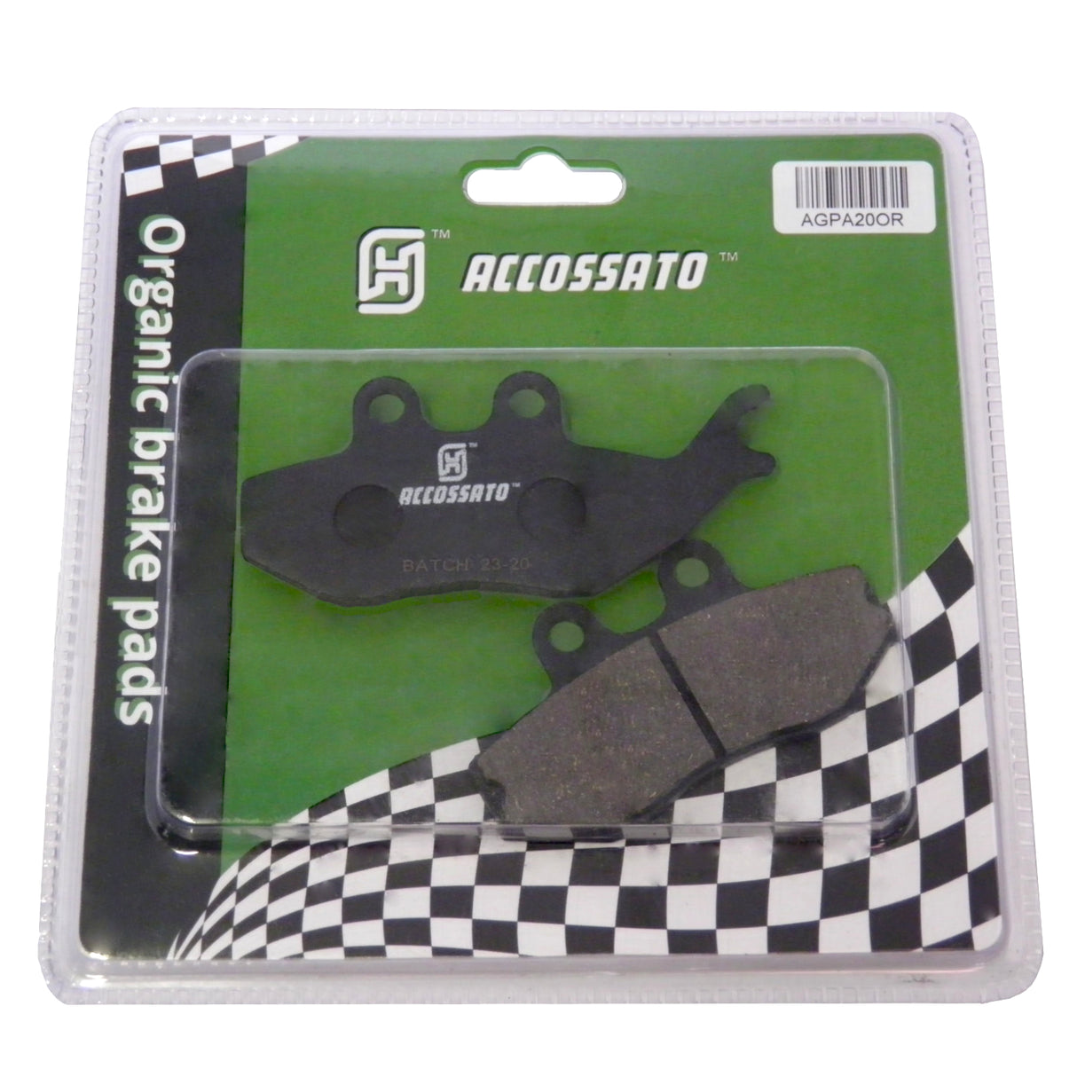 Pastiglie freno per Aprilia, Benelli, Piaggio marca Accossato codice AGPA20