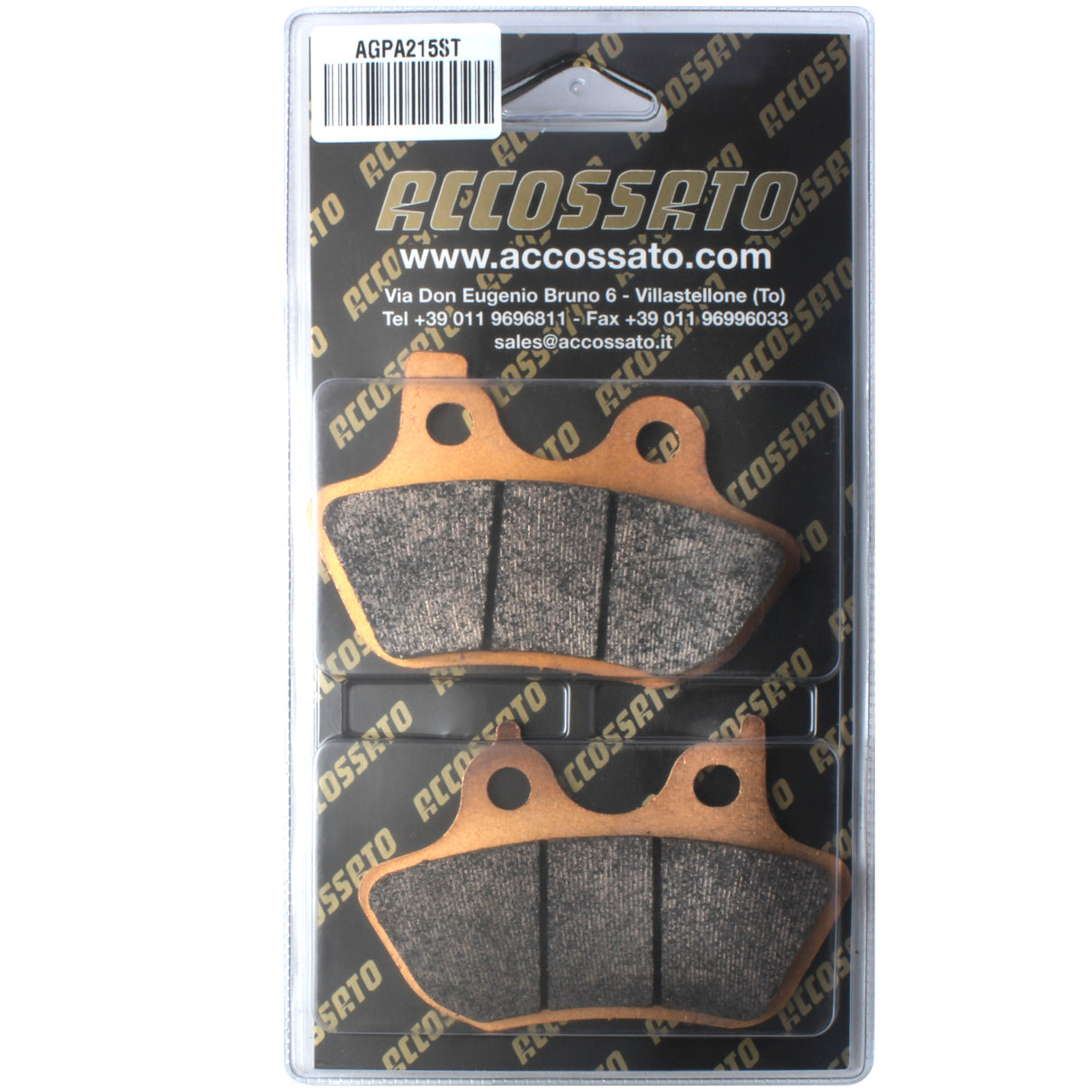 Pastiglie freno per Harley Davidson marca Accossato codice AGPA215