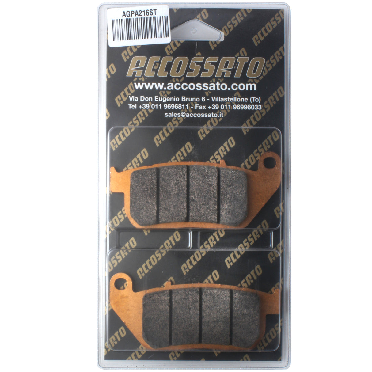 Pastiglie freno per Harley Davidson marca Accossato codice AGPA216
