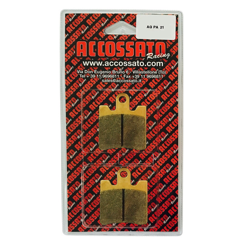 Pastiglie freno per Kawasaki, Suzuki, Yamaha marca Accossato codice AGPA21