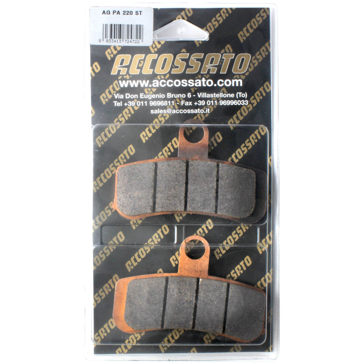 Pastiglie freno per Harley Davidson marca Accossato codice AGPA220